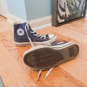 Classic Navy High Top Converse